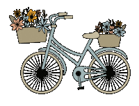 Flowers Bike Sticker by kynyoubelieveit