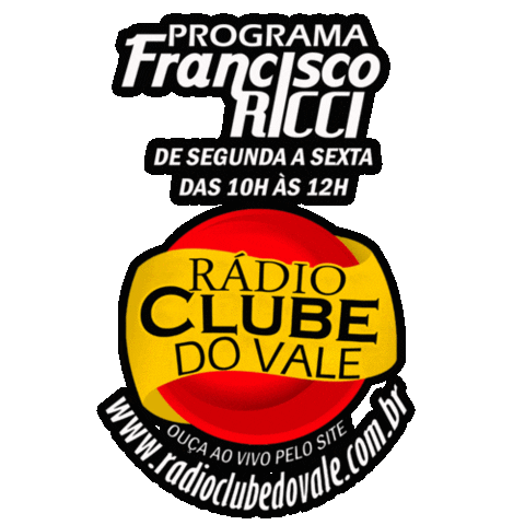 Radio Sticker by Rádio Clube do Vale