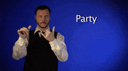 sign language party GIF by Sign with Robert