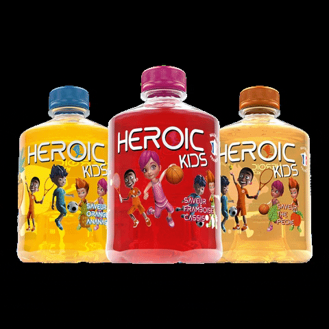 heroiclife giphygifmaker drink energydrink heroic GIF