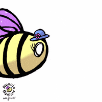 Friends Flying GIF by Hunnie the Bee