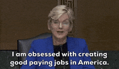 Jennifer Granholm Confirmation Hearing GIF by GIPHY News