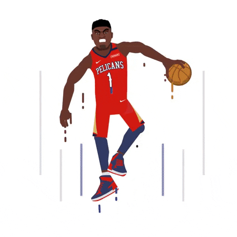 New Orleans Pelicans Basketball GIF by SportsManias