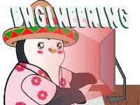 Data Coding Sticker by Pudgy Penguins