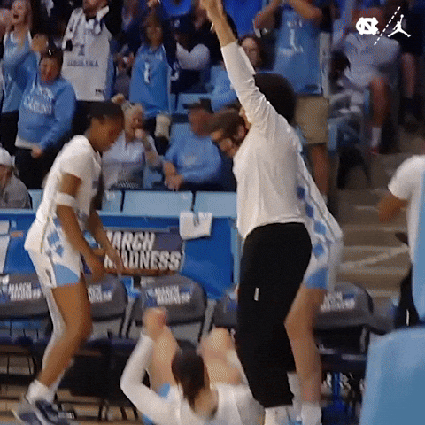 University Of North Carolina Basketball GIF by UNC Tar Heels