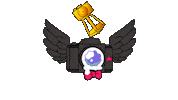 Lybecker_animaatio camera flash award viva Sticker