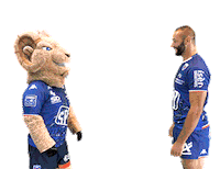 Fc Grenoble Rugby Fight Sticker by FCG Rugby
