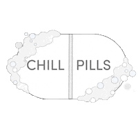 Chilling Chill Out Sticker by The OUAI