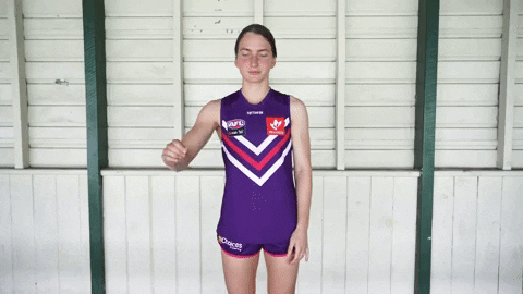 Mic Drop GIF by Fremantle Dockers