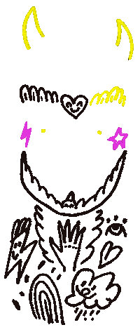 Face Mask Sticker by Babaika
