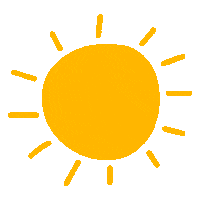 Justasana happy sun soleil sole Sticker