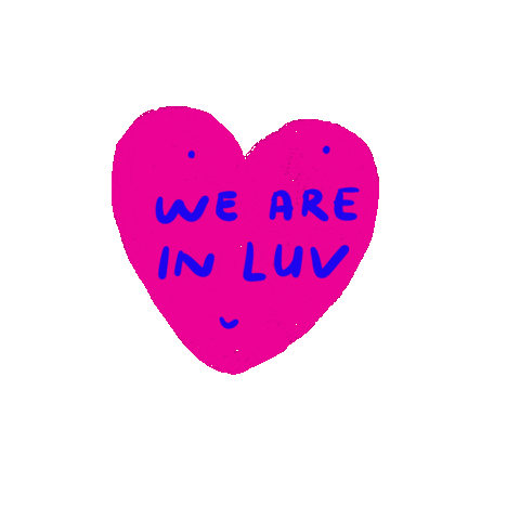 nardavina love heart pink luv Sticker