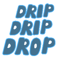 Drip Drip Water Sticker by harrietphillips