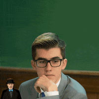 Hat Graduation GIF by Thierry Van Biesen