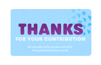 Thanks Diolch Sticker by Council for Wales of Voluntary Youth Services
