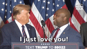I just love you! He's a great politician.