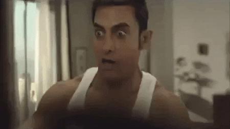confused aamir khan GIF by bypriyashah