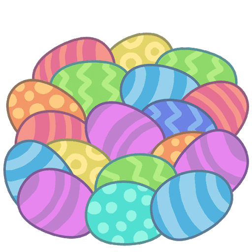 Easter Bunny Hello Sticker by Holler Studios