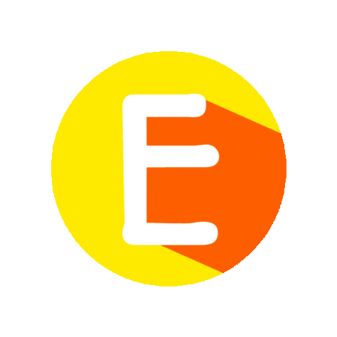 Orange Abc Sticker