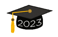 Hat Graduation Sticker by PLU