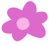 Pink Flower Sticker