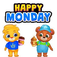 Good Morning Coffee Sticker by Lucas and Friends by RV AppStudios