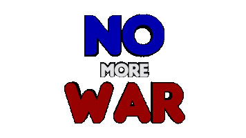 No More War Sticker by OpticalArtInc.