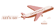 Travel Plane Sticker