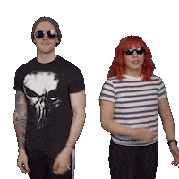 brandonwellsmedia yes sunglasses nod shades Sticker