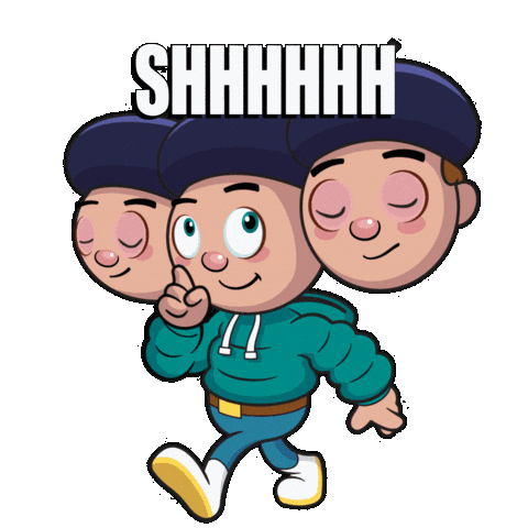 Wink Silence Sticker by VeeFriends