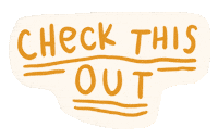 Lettering Check This Out Sticker