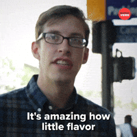 How Little Flavor
