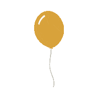 Baby-kidsvilla ballon baby-kidsvilla ballon bewegend ballon oker Sticker