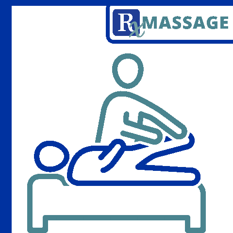 RXMassage giphyupload body massage rx Sticker