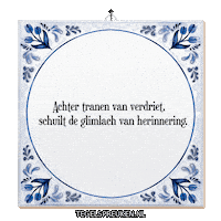 Spreuk Troost Sticker by Tegelspreuken.nl