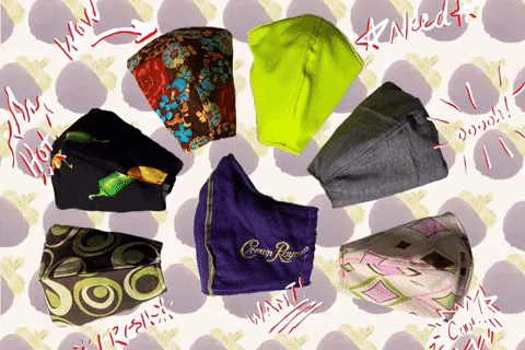 CuriousCanary masks GIF