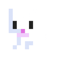 Cat Pixel Sticker by Onix Pink Shop
