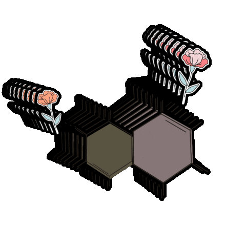 Flower Love Sticker by Elixir by La Maga