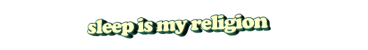 tired sleep is my religion Sticker by AnimatedText