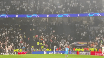 Ugly Scenes in Stands During CL Match