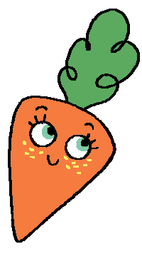 Eloisemutter veggie carrot carotte eloïsemutter Sticker