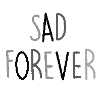 Adsrapha sad forever triste adsrapha Sticker