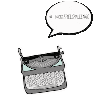 Wortspiel Sticker by Andrea Voss