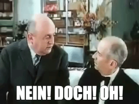 nein doch oh GIF