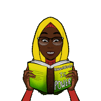 african muslim book Sticker by RS