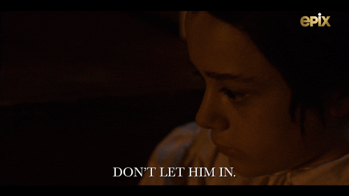 Chapelwaite giphyupload horror run scary GIF