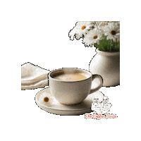 Relaxing White Coffee Sticker by The Coffee Twins