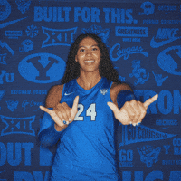 Ncaa Volleyball Go Cougs GIF by BYU Cougars