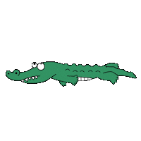 Crocodile Sticker