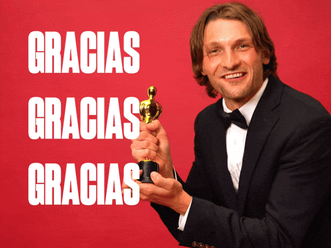 Gracias GIF by Sealed With A GIF
